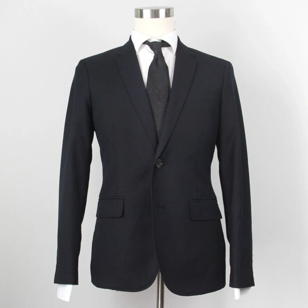American‎ Eagle Men's Medium The Legendary Blazer Black E05617